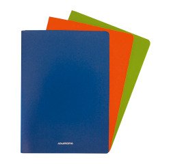 Notebook A4 Aurora with laminated cover squared 5 x 5, 72 pages