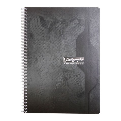 Notebook Calligraphe spiral A4 100p small checkered 5x5 