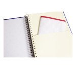 Cahier spirale Clairefontaine Bind'o block A4+ 22,5 x 29,7 cm perforé - petits carreaux - 240 pages