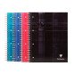 Notebook Bind'o Block A4+ 240 pg with perforation 4 holes, checked 5 x 5