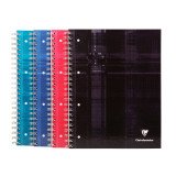 Cahier spirale Clairefontaine Bind'o block A4+ 22,5 x 29,7 cm perforé - petits carreaux - 240 pages