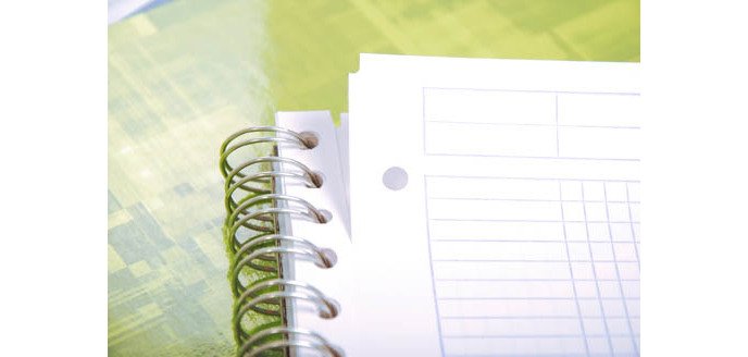 Cahier spirales Clairefontaine Bind'o block A4+ 22,5 x 29,7 cm perforé - petits carreaux - 160 pages