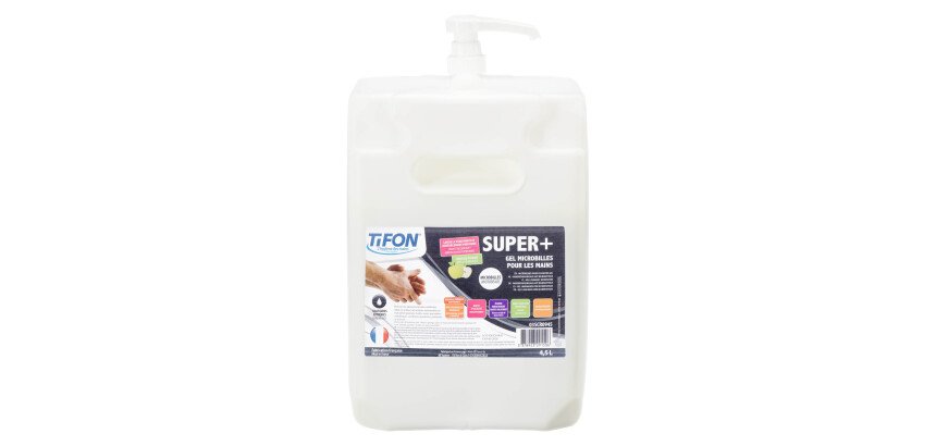 Gel nettoyant mains Tifon Super, bidon 4.5 litres