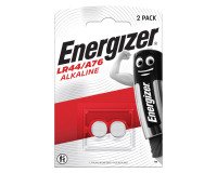 Pilas de botón alcalinas LR44 A76 Energizer - Blister de 2 pilas