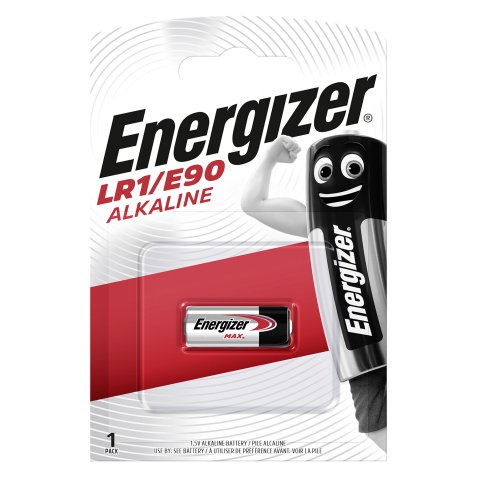 Energizer LR1/E90  - Pack de 1 piles bâton Alcalines LR1/E90 - 1,5