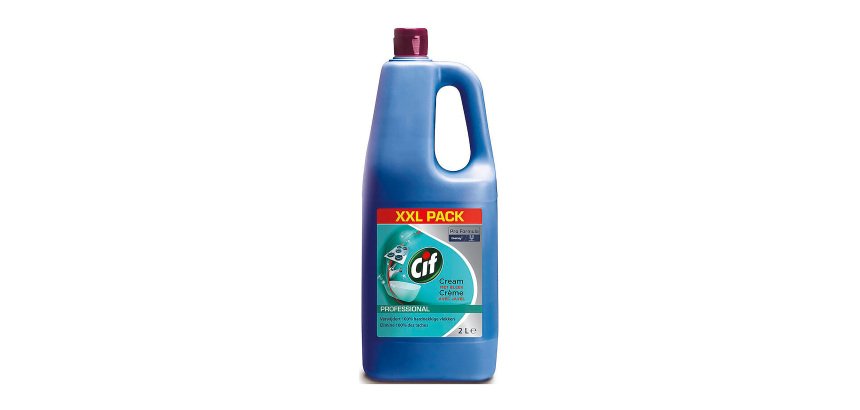 Crème à récurer avec Javel Cif professional - Bidon de 2 L