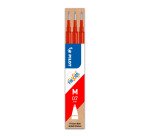 Recharge pour stylo effaçable Pilot FriXion Ball pointe moyenne 0,7 mm - Pochette de 3