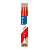 Refill for erasable ballpoint pen Pilot FriXion Ball medium point 0.7 mm - Pack of 3 red