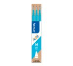 Recharge pour stylo effaçable Pilot FriXion Ball pointe moyenne 0,7 mm - Pochette de 3