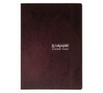 Cahier broché Calligraphe A4 21 x 29,7 cm - grands carreaux -192 pages