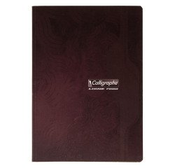 Cahier broché Calligraphe A4 21 x 29,7 cm - grands carreaux -192 pages