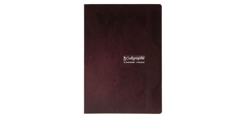 Cahier broché Calligraphe A4 21 x 29,7 cm - grands carreaux -192 pages