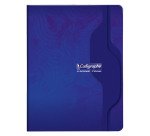 Cahier piqué Calligraphe 17 x 22 cm - petits carreaux - 96 pages