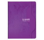 Cahier piqué Calligraphe 17 x 22 cm - petits carreaux - 96 pages