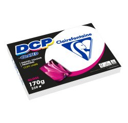 Papel couche brillante A4 blanco 170 g Clairefontaine DCP Coated - Paquete de 250 hojas