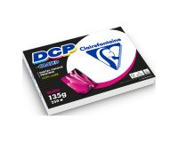 Papel couche brillante A4 blanco 135 g Clairefontaine DCP Coated - Paquete de 250 hojas