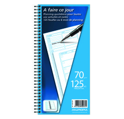 Carnet "à faire ce jour"