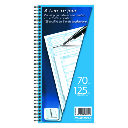 Carnet "à faire ce jour"