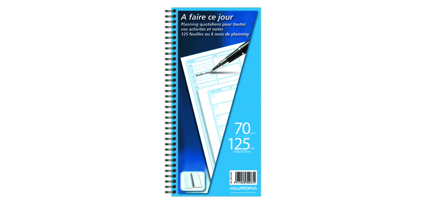 Carnet "à faire ce jour"