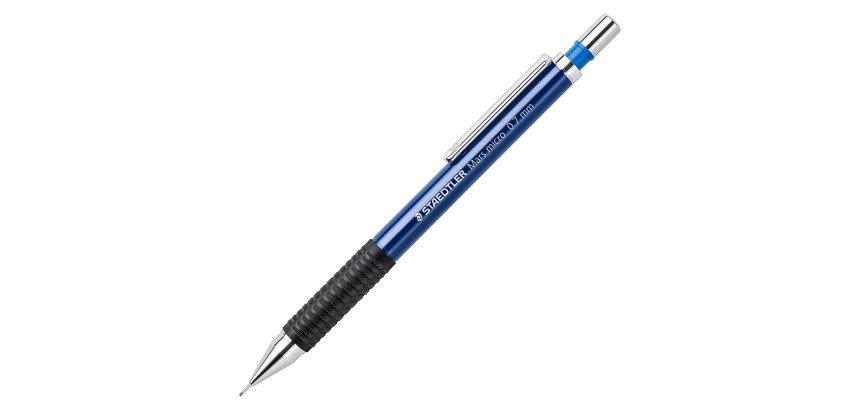 Portemine rechargeable Mars Staedtler pointe 0,7 mm B bleu
