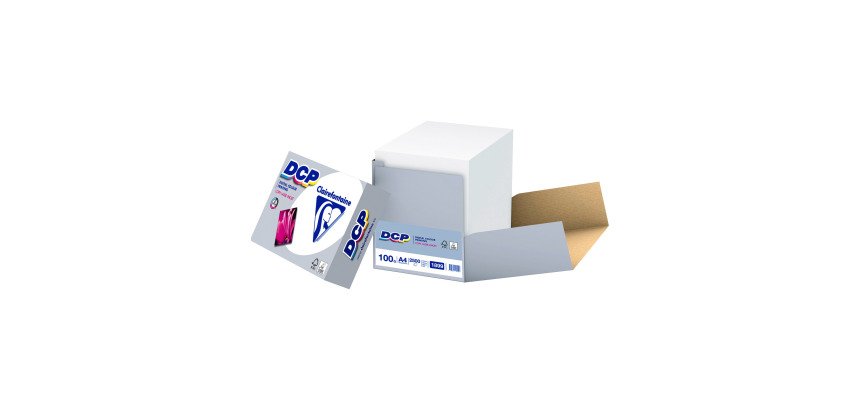 Papier A4 blanc 100 g Clairefontaine DCP - Boîte de 2500 feuilles