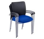 Sedia ospite in tessuto Siracusa Bruneau