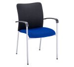 Sedia ospite in tessuto Siracusa Bruneau