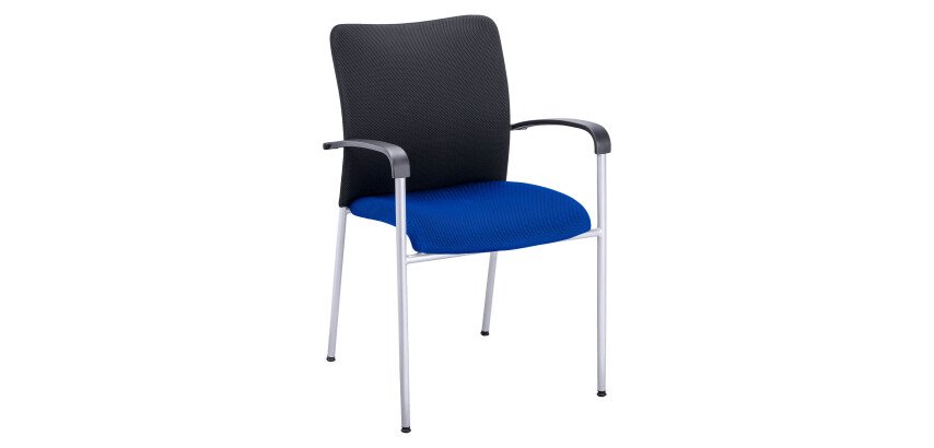 Fauteuil d'accueil empilable et léger