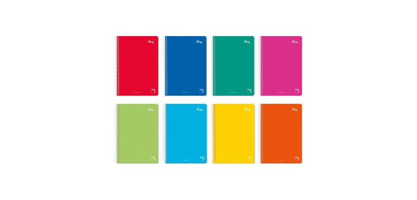 Cuaderno tapa rígida Folio 80 hojas Pacsa
