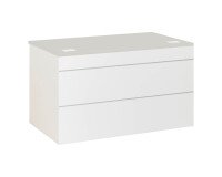 Mostrador bajo recto Quadri An 120 cm gris