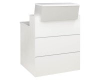 Mostrador alto Quadri An 80 cm Gris