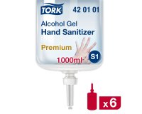 Gel hydroalcoolique Tork Premium - Cartouche 1 litre