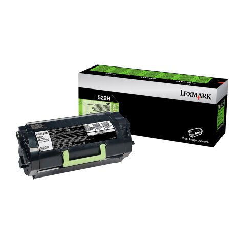 Toner Lexmark 52D2H00 noir pour imprimante laser