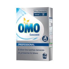 Lessive poudre concentrée Omo professional - 110 lavages - Baril de 8 kg