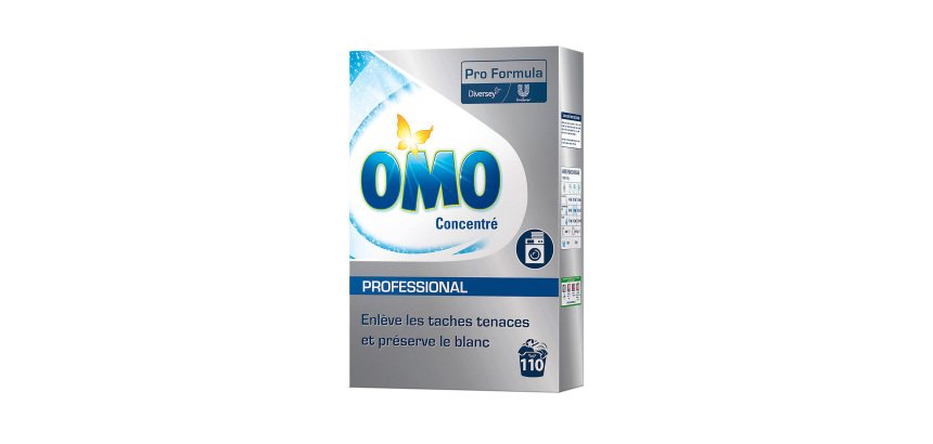 Lessive poudre Omo Concentré - Baril de 110 lavages