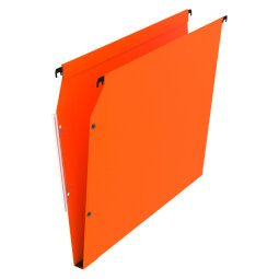 Suspension files for cabinets 33 cm in kraft Premium Bruneau bottom 15 mm orange
