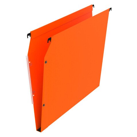 Suspension files for cabinets 33 cm in kraft Premium Bruneau bottom 15 mm orange