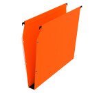 Carpetas colgantes para armarios 27 x 33 cm A4 Kraft naranja Bruneau lomo 30 mm