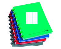 Notebook Atoma A5 144 pages checked 4x8