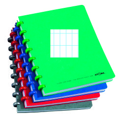 Notebook Atoma A5 144 pages checked 4x8