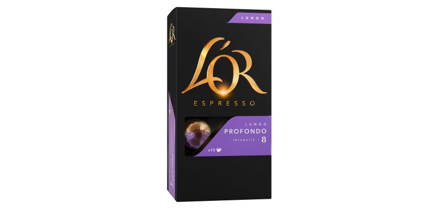Capsules de café Lungo profundo L'Or Espresso - Paquet de 10