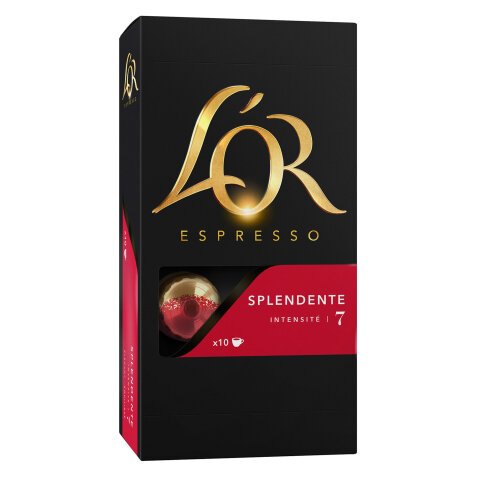Cápsulas de café L'Or Splendente - Caja de 10