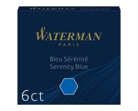 Small ink cartridges for Waterman fountain pens - Box of 6