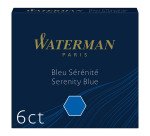 Cartouches courtes pour stylos plumes Waterman – Boîte de 6