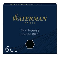 Cartouches courtes pour stylos plumes Waterman – Boîte de 6