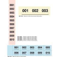 Talonario Rifa 205 x 50 Castellano