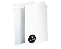 Bolsas blanco offset 90 g Folio prolongado 260 x 360 mm personalizables