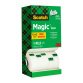 Pack de 10 rubans adhésif Scotch Magic invisible - Largeur 19 mm x longueur 33 m + 4 offerts