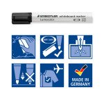 Marqueur effaçable Staedtler Lumocolor pointe conique 2 mm - Pochette de 4