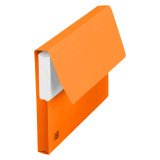 Chemise pochette à soufflet carte Oxford 24 x 32 cm orange vif - Paquet de 50